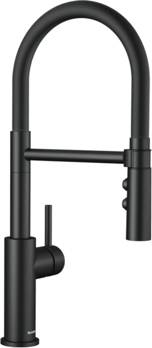 BLANCO 525793 CATRIS-S Flexo, kitchen tap in matt black, kitchen mixer, high pressure [Energy efficiency class B]