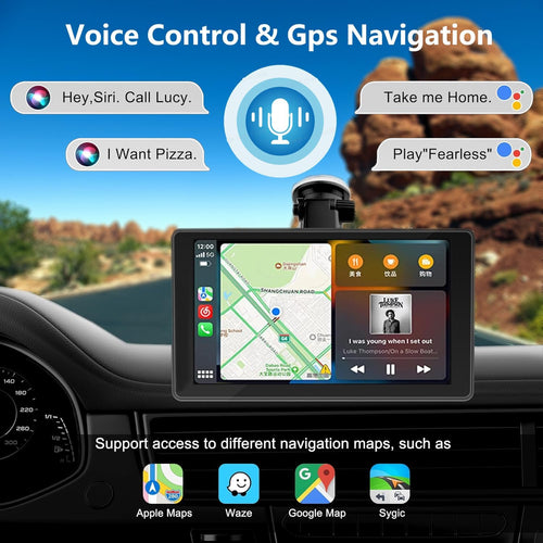 TechLink® - Portable Wireless CarPlay Screen