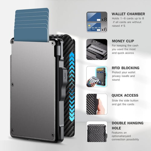 Vernon® - Men’s Business Bifold Wallet with Card Slots