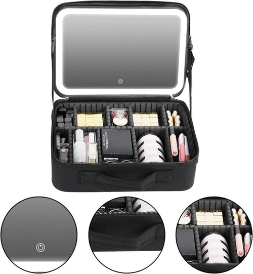 GlowBag® - Portable Makeup Organizer with LED Light