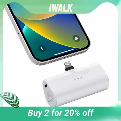 iWALK® - Ultra-Compact Power Bank 4500mAh