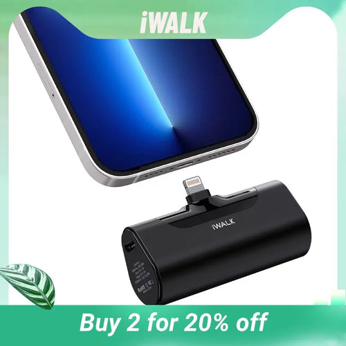 iWALK® - Ultra-Compact Power Bank 4500mAh