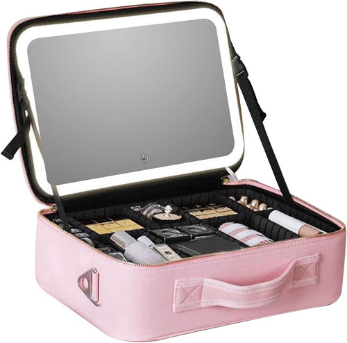 GlowBag® - Portable Makeup Organizer with LED Light