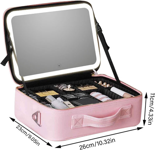 GlowBag® - Portable Makeup Organizer with LED Light