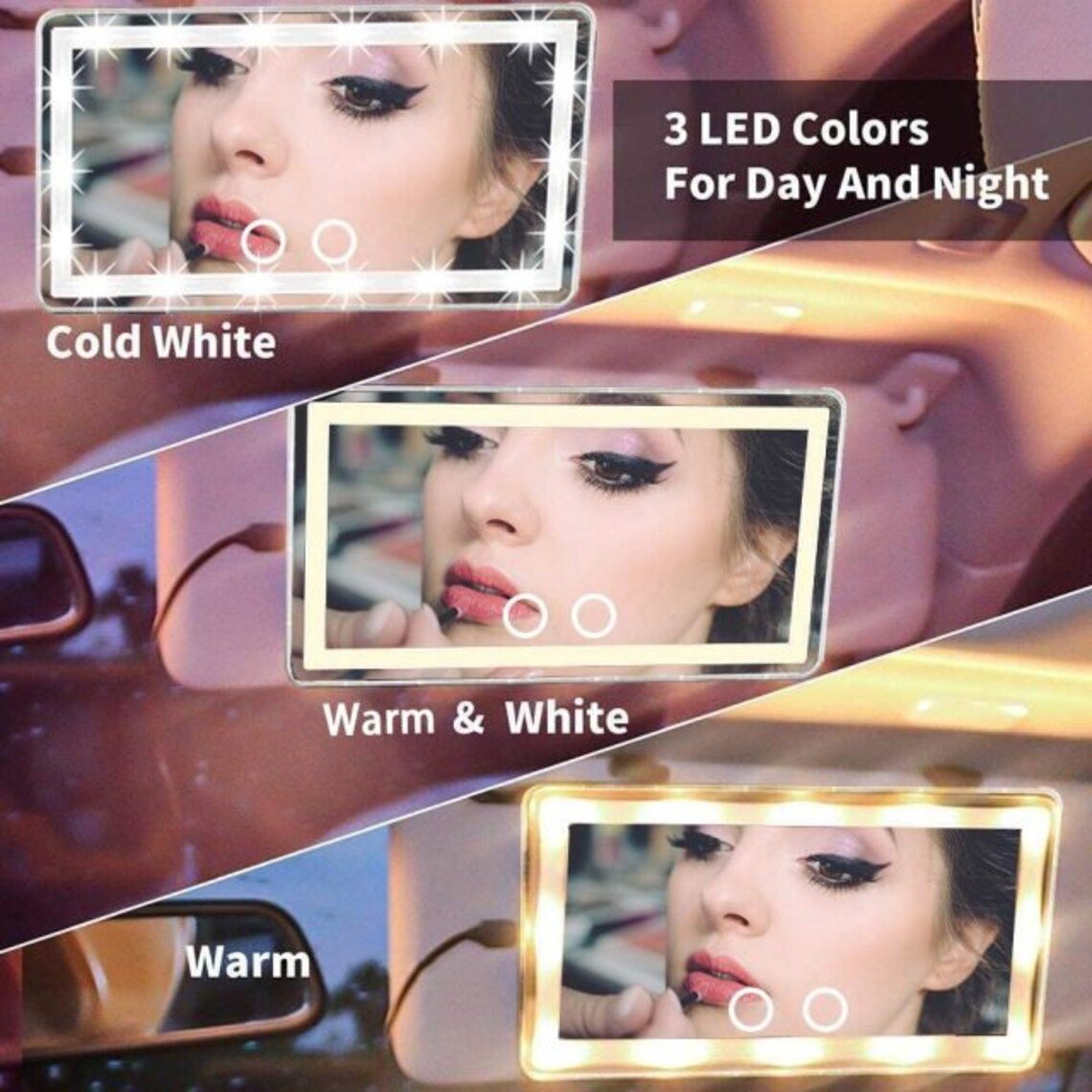 Car Led Makeup Mirror