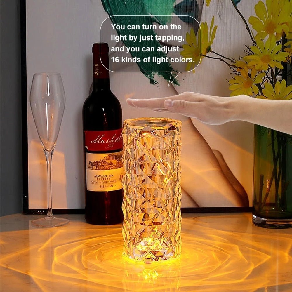 Rose - Diamond Crystal Lamp