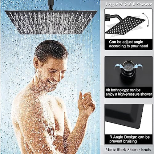 HydroMax® - High-Pressure Adjustable Shower Set