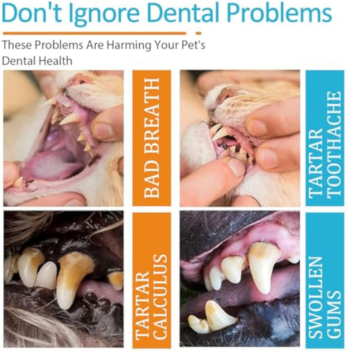 HappyTeeth® - 50pcs Pet Dental Finger Wipes