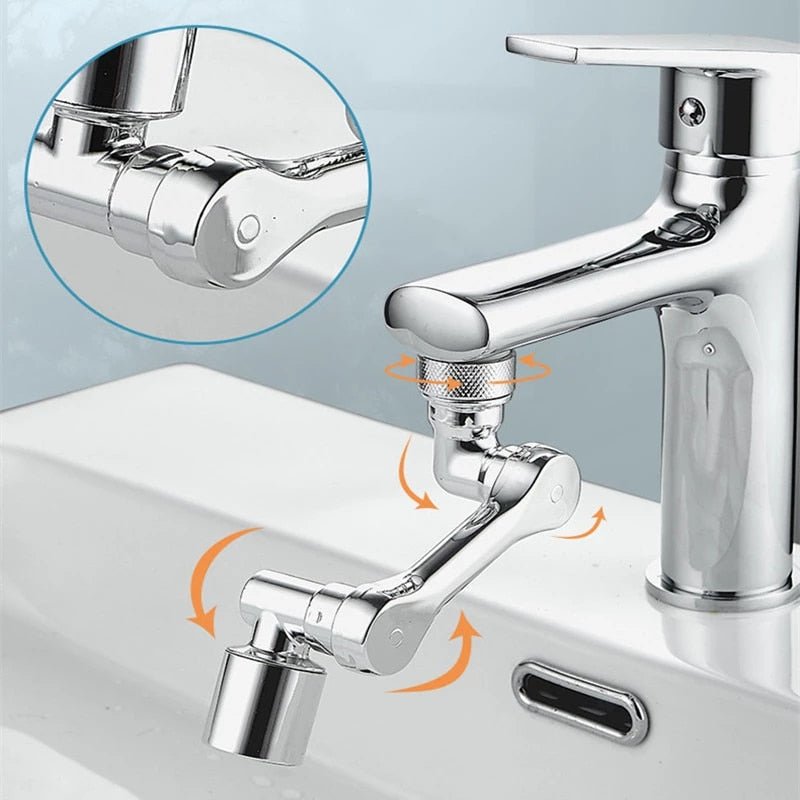 Universal Rotating Faucet Extender