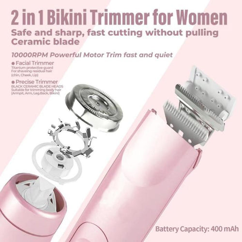 BareBliss® - 2-in-1 Women’s Electric Shaver