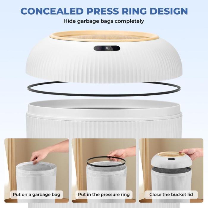 Pukomc® - Automatic Touchless Trash Can